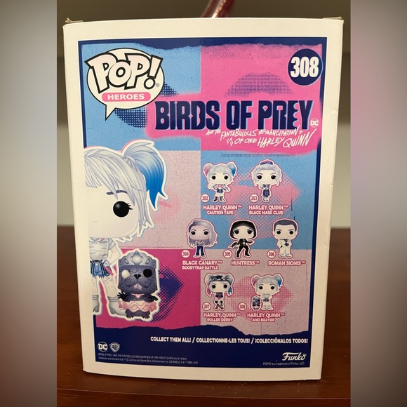 Funko POP! Heroes: Birds of Prey - Harley Quinn with Beaver #308 - Picture 4 of 7